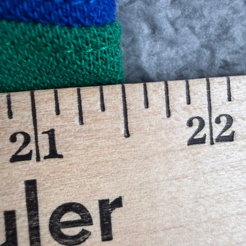 Polo Ralph Lauren Polo Shirt Mens L Blue Green Big Pony‎ Custom Slim Fit